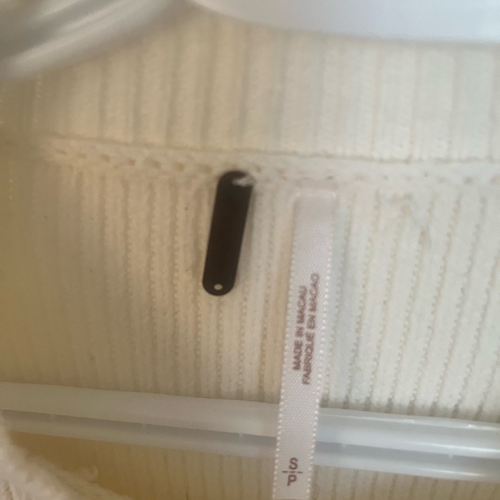 Free People Women's Cream Crew Neck Sweater - Picture 10 of 13